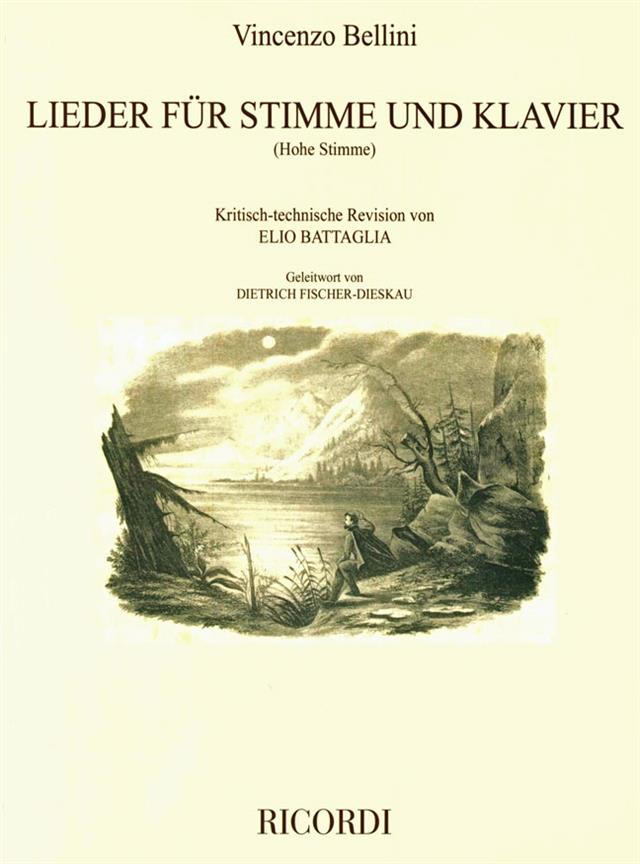 Lieder für Singstimme und Klavier - Ausgabe für hohe Stimme - zpěv a klavír
